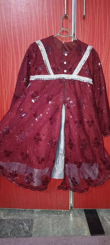 Double layer baby frock 0