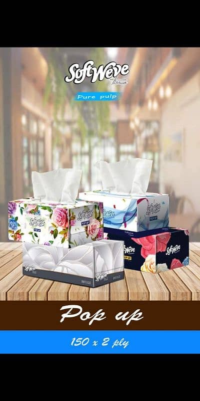 Tissue paper / Tissue box / Toilet roll / Hygiene / Napkins / softpack 10