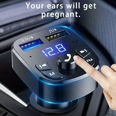 FM Bluetooth Transmitter for Car, Wireless Bluetooth Rudio Aux Adapter