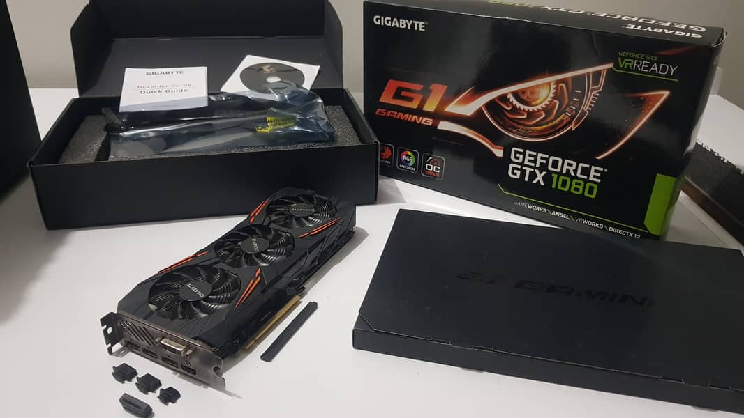 Gigabyte GTX 1080 8GB 256Bit Graphics Card 10/10 Condition 4