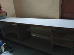 Wooden Counter and Racks