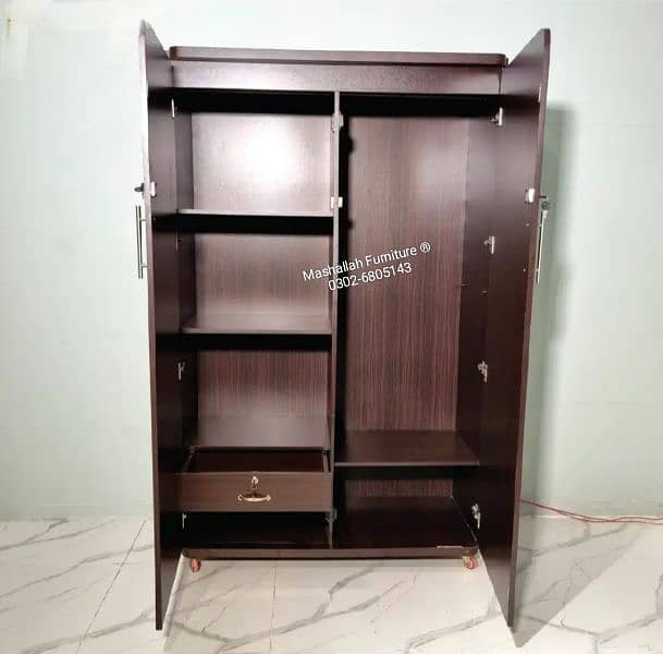 Turkish Style Cupboard - 3 Door Cupboard - Wardrobe - Safe Almari 5