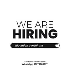 Education consultant needed for International Study abroad firm