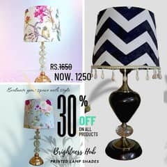 Printed Lamp shades