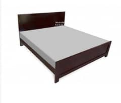 Bed Set - Bedroom Set - Double Bed - Wooden Bed - Bed with Side Table