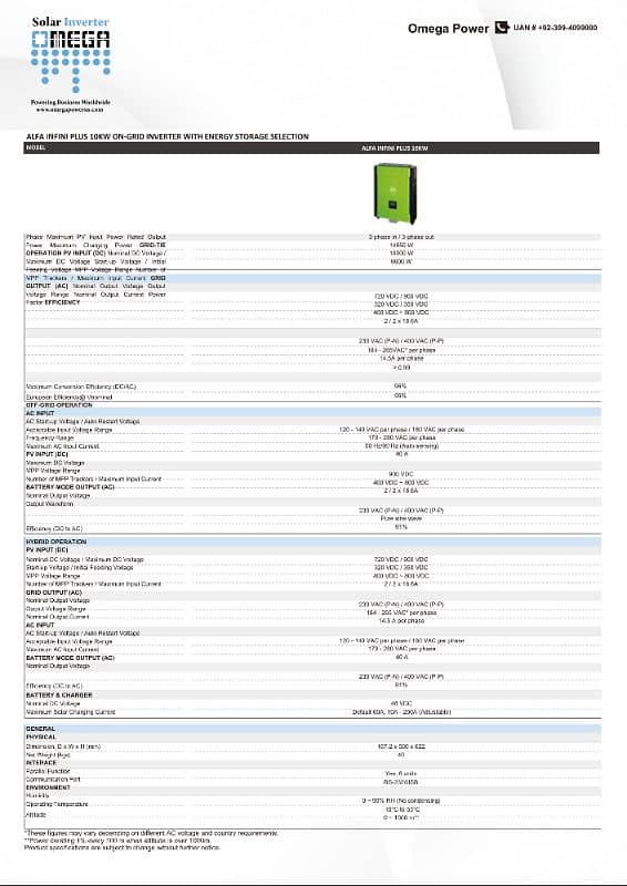 10kw 3phase hybrid solar inverter on grid / off grid 48v 2