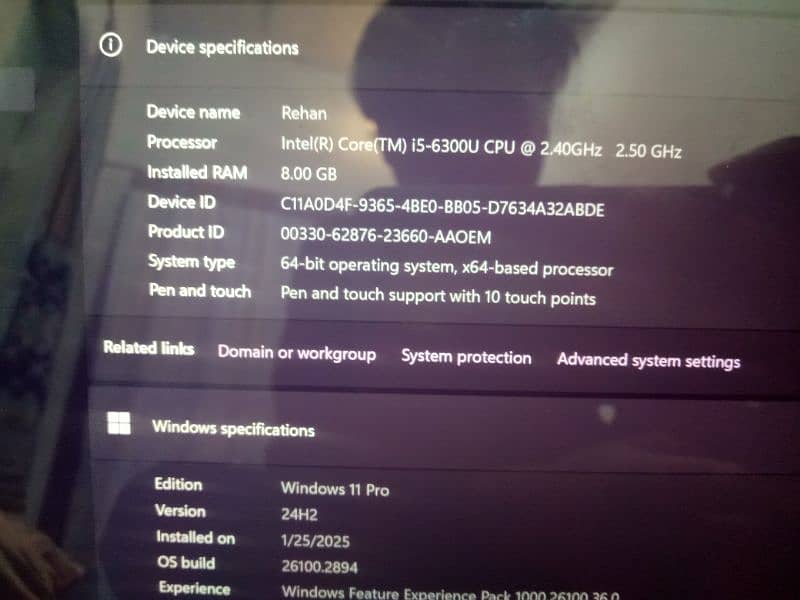 i5 6th gen 8/256 MICROSOFT SURFACE Pro 4 12