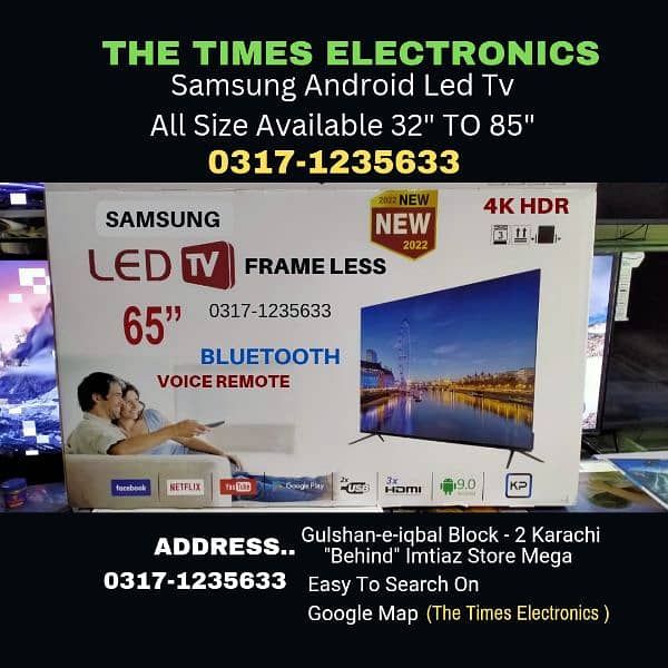 @LL SIZE OF SAMSUNG SMART LED TV AVAILABLE ON TIME'S ELECTRONICS 3