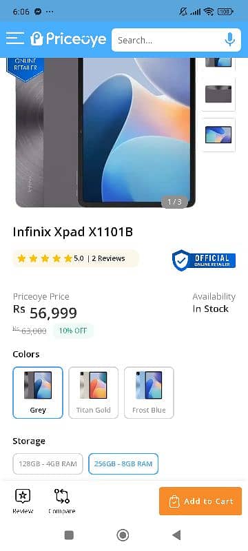 Infinix XPad Box Packed 0