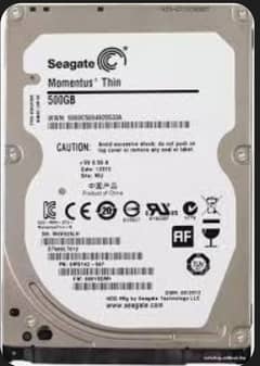 500GB hard disk for laptop