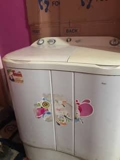 Haier Washing Machine Used Condition Both side working