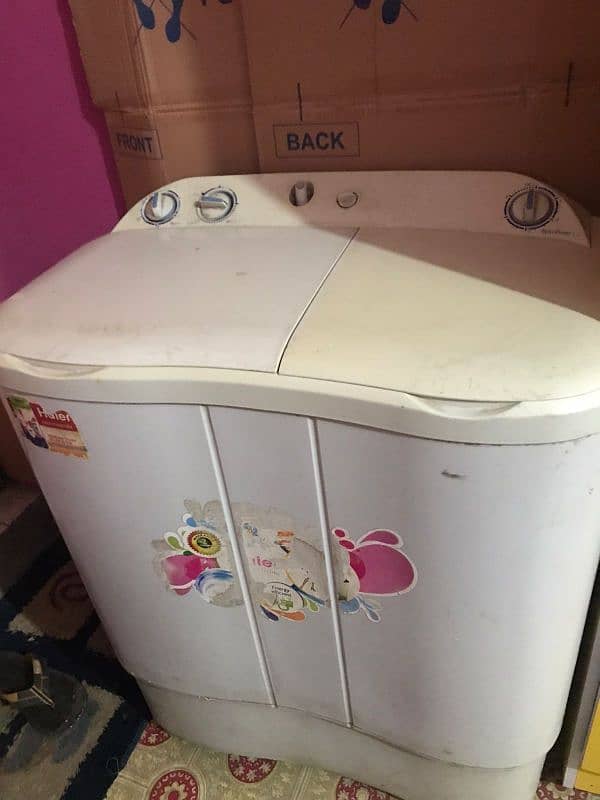 Haier Washing Machine Used Condition Both side working 2