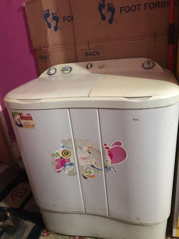 Haier Washing Machine Used Condition Both side working 4