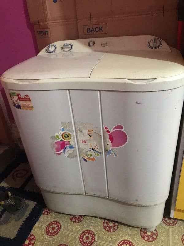 Haier Washing Machine Used Condition Both side working 5