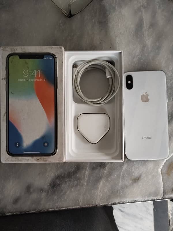 iphone x pta approved 256 complete box 7