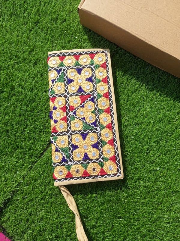 ladies handmade traditional clutch 5