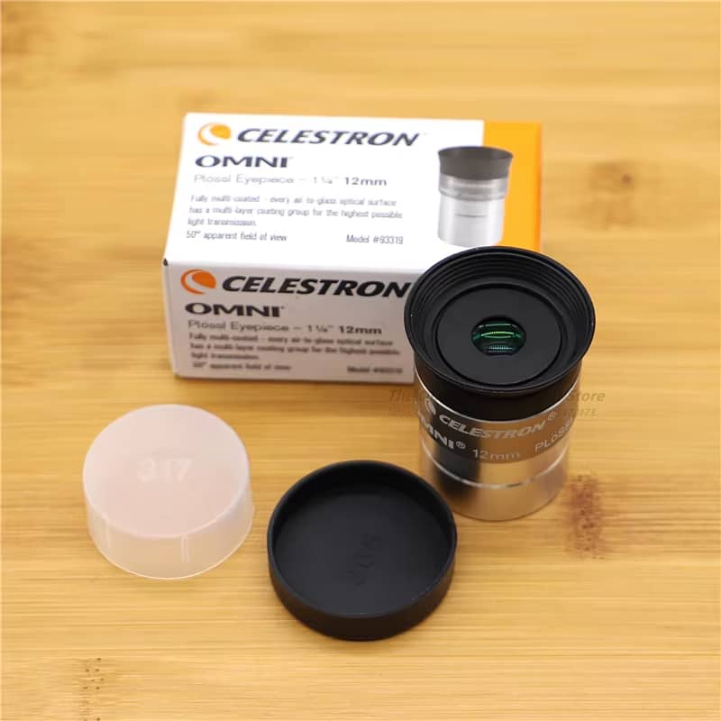 1.25 Celestron Omni 12mm Fully Multi-Coated Metal Astronomy Telescope 0