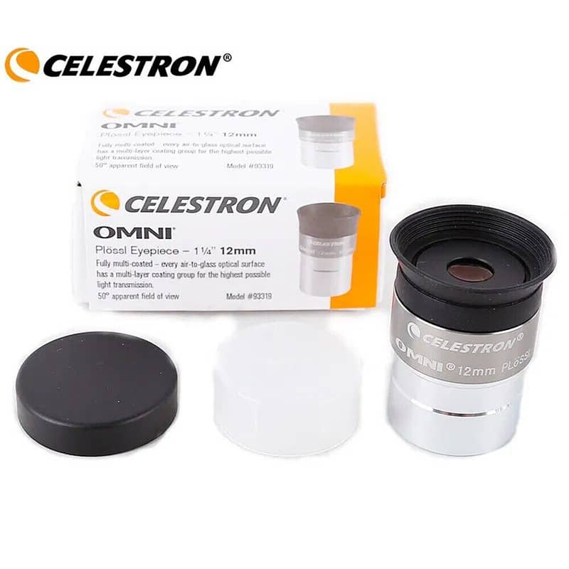 1.25 Celestron Omni 12mm Fully Multi-Coated Metal Astronomy Telescope 1