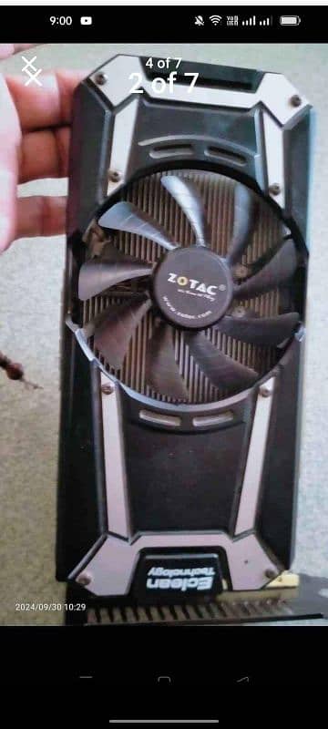 Graphic card GTX 750 ti ( read add) exchange possible h 2