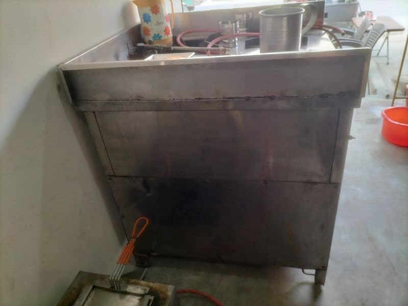 shawarma counter and tea counter steel 4