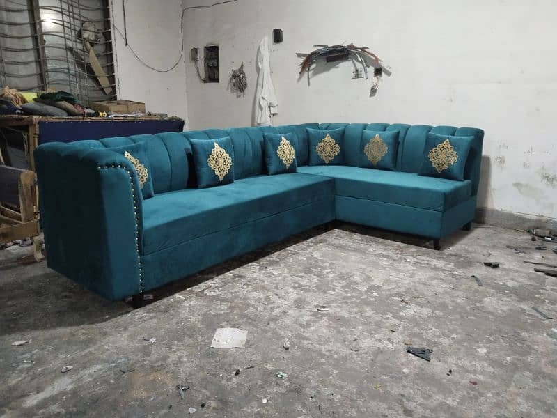 L shape sofa / corner sofa / six seater / in master molty foam 1