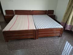 Two single beds set for sale