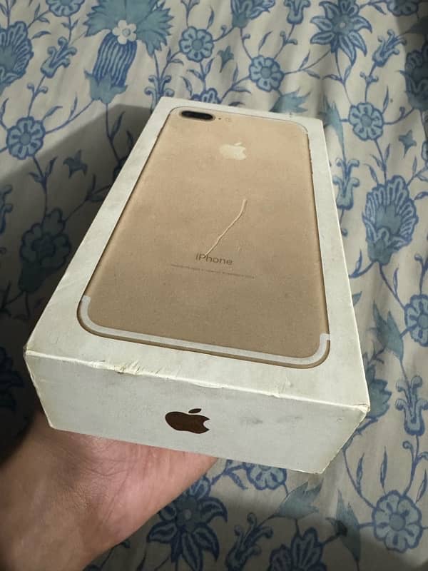 Iphone 7 plus 265 gb with box jv pta approved 5