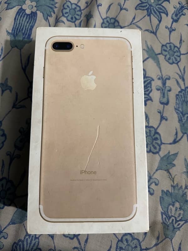 Iphone 7 plus 265 gb with box jv pta approved 7