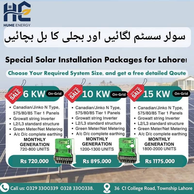 Solar System-Ongrid installation Package 5kw/10kw/15/20kw/Solar pana 0