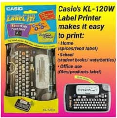 Original Casio PRINTER Model KL-120 LABEL copier For Casio