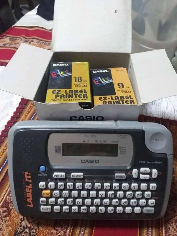 Original Casio PRINTER Model KL-120 LABEL copier For Casio 4