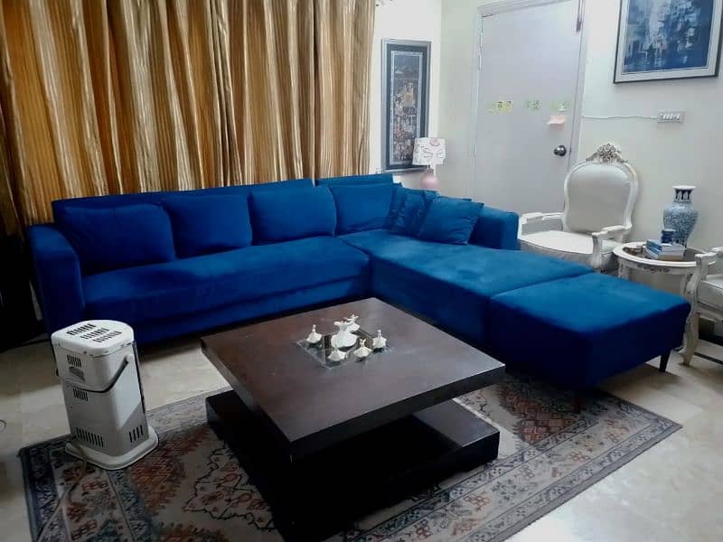 Beautiful L shaped 7 sitter sofa in 45 thousand only 2