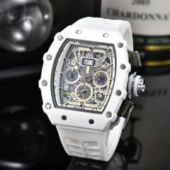 Richard Mille Classic White Watch | WhatsApp 03247405751