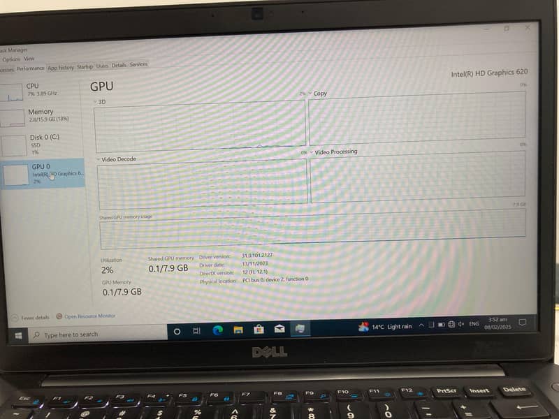 Dell Latitude 7480 - 14" FHD, Core i7 7th Gen, 8GB RAM, 256GB SSD | 4 4