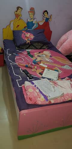 Children bed and wardrobe set