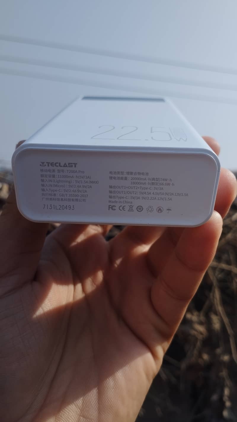 Teclast 20000 MAH Power Bank 2