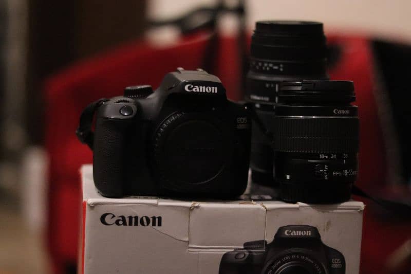 Canon Eos 4000d with Sigma 70 _300 & 28 -55  || New Condition For Sale 1