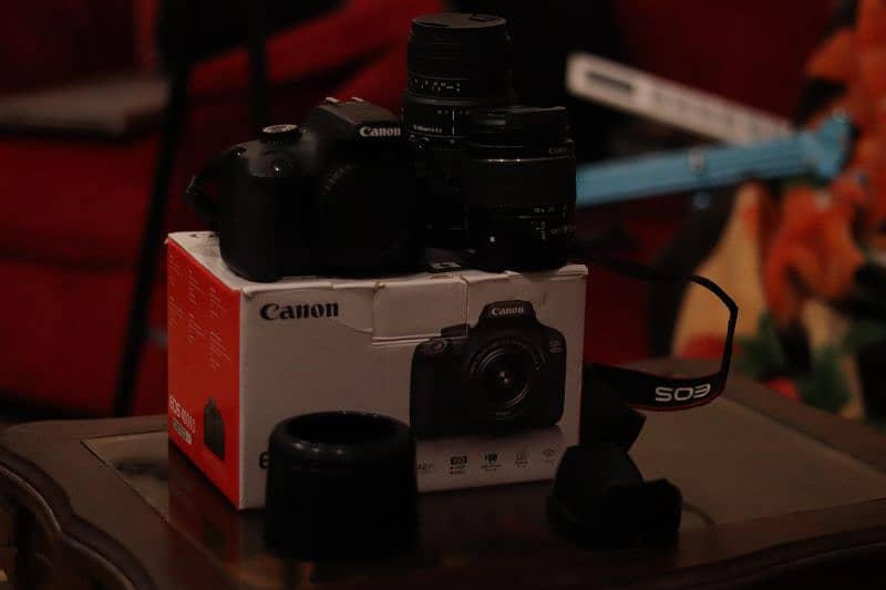 Canon Eos 4000d with Sigma 70 _300 & 28 -55  || New Condition For Sale 2