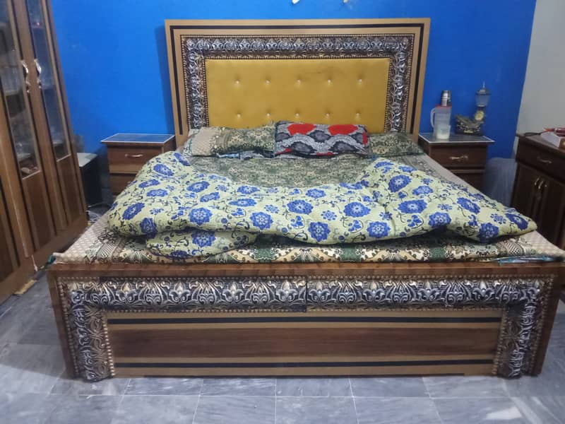 Double Bed with side tables 1