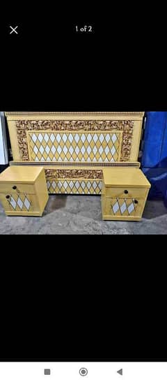 Complete Bed Set | bed | Side tables| Dressing table | King size bed