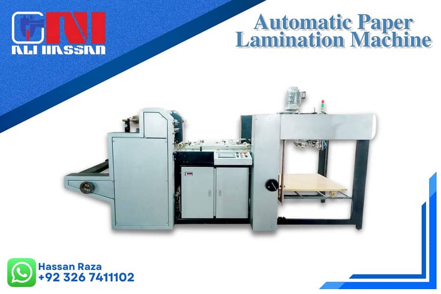 Auto lamination machine/Glue and Paper lamination/Thermal lamination 2