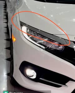 Honda Civic light grill