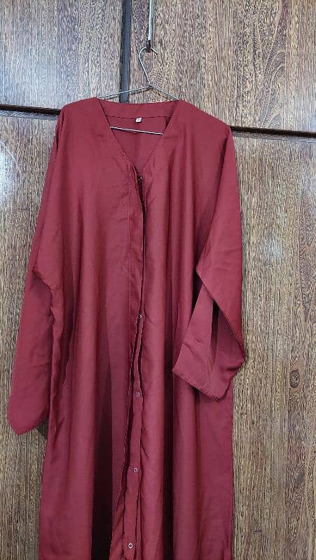 Maroon Abaya – Size medium 0