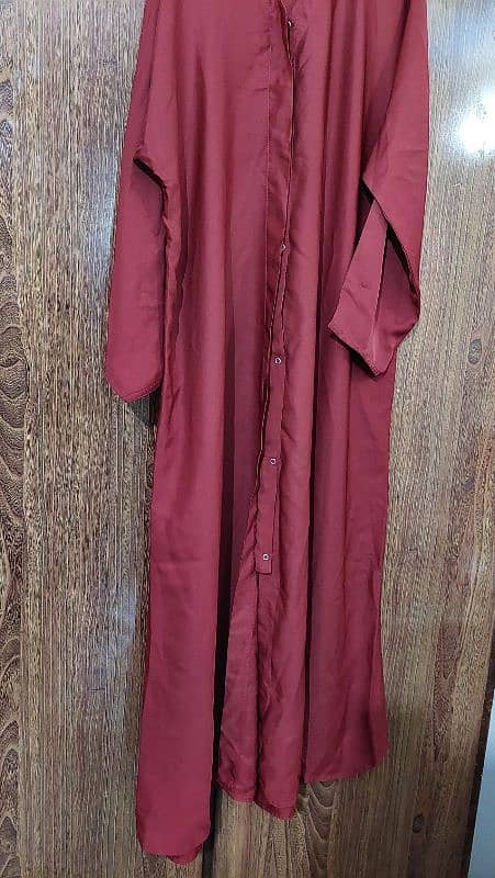 Maroon Abaya – Size medium 1