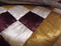 fancy embroidery quilted bedsheet