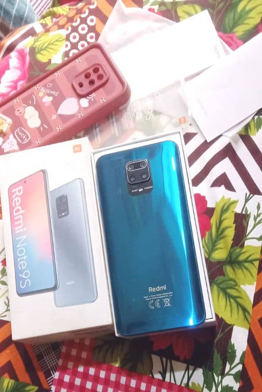 Redmi note 9s 6/128 with box urgent sale 0