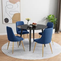 Dining Table With Dining Chair - 4 Seater/6 Seater Dining Table/Chair