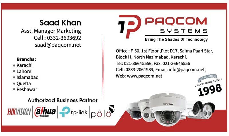 BEST CCTV INSTALLER IN KARACHI 2