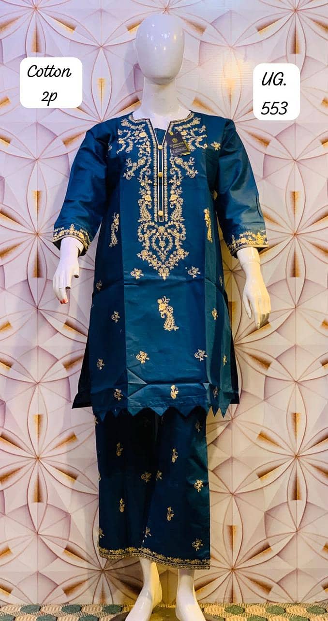 Ladies dresses | Causal dresses | Party Wears | Embroided Suit 2