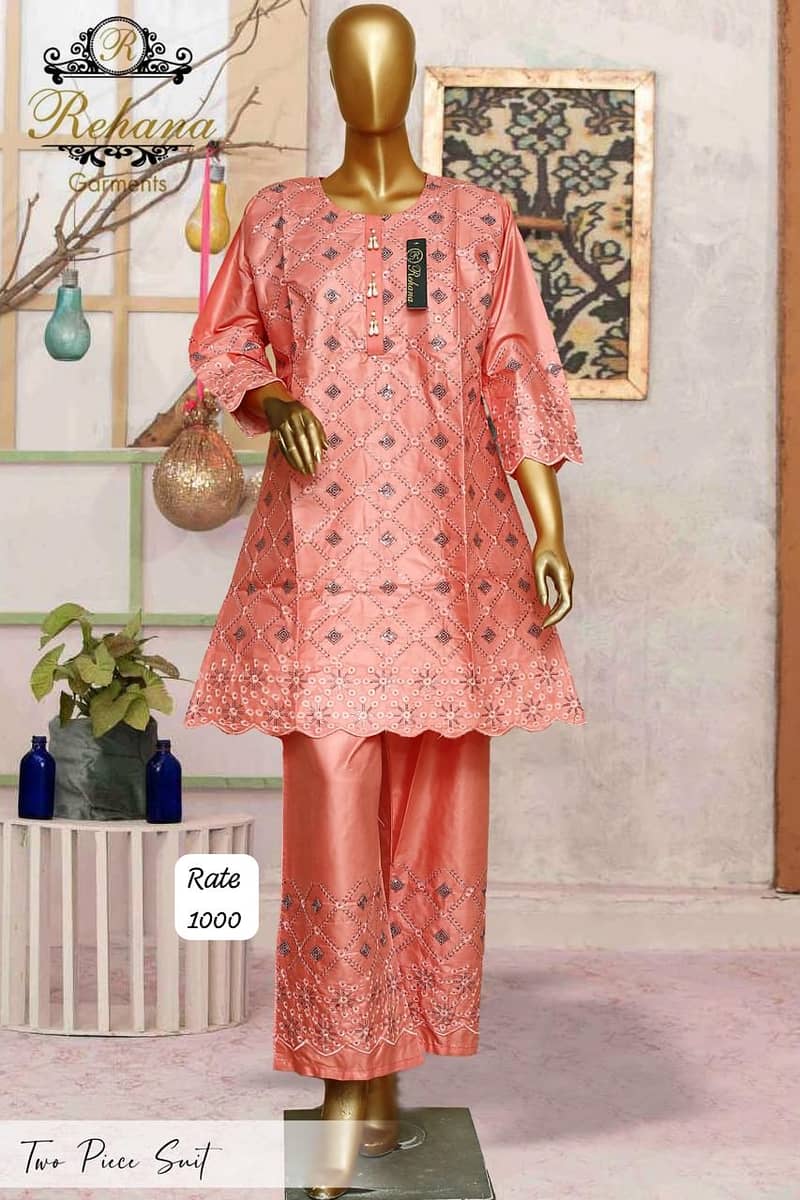 Ladies dresses | Causal dresses | Party Wears | Embroided Suit 3